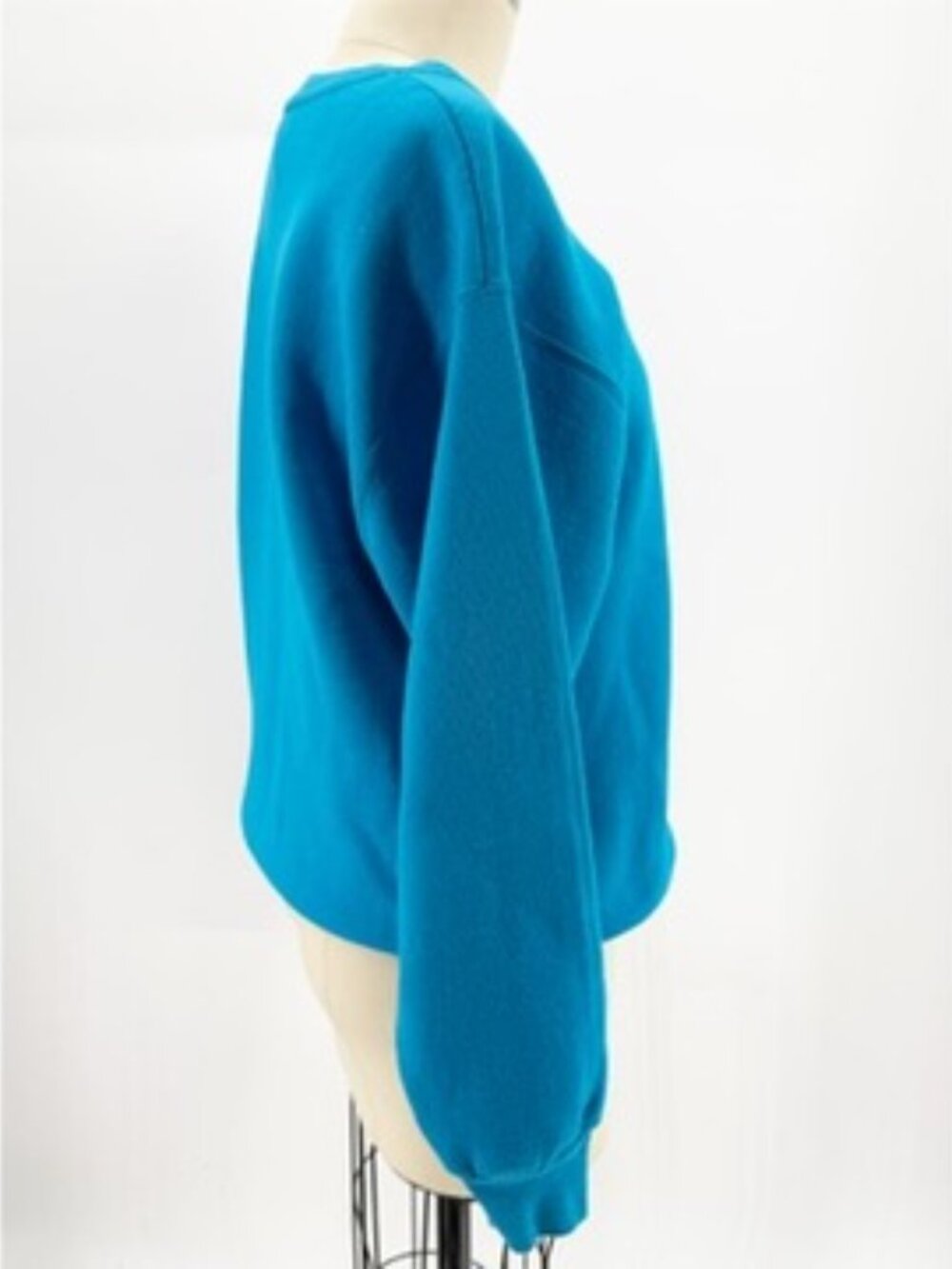 Vtg 80s Continental Airlines Blue Crewneck Sweatshirt Fruit of the Loom Size M - Picture 3 of 8
